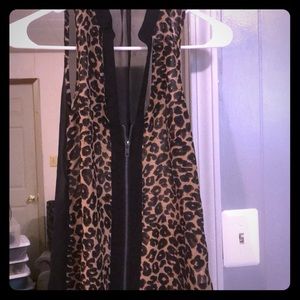 Animal print tank top